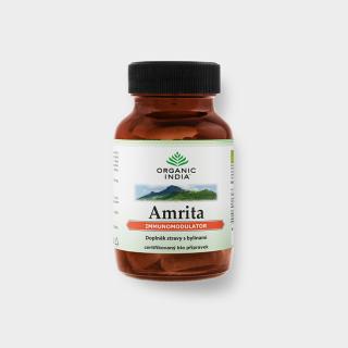 Organic India Amrita EN - Bio 60 kapslí - imunita, játra, metabolismus, kognitivní funkce  Doplněk stravy