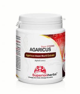Superionherbs Agaricus Extrakt 90 kapslí  Doplněk stravy