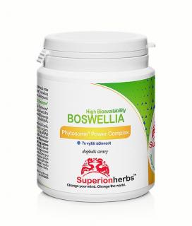 SuperionHerbs Boswellia Phytosome® – boswellin s vysokou vstřebatelností 90 kapslí