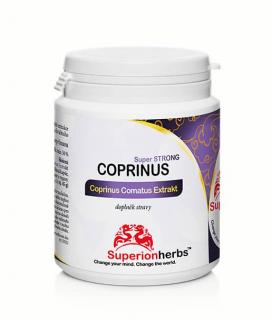 Superionherbs Coprinus 50% polysacharidů 90 kapslí  Doplněk stravy