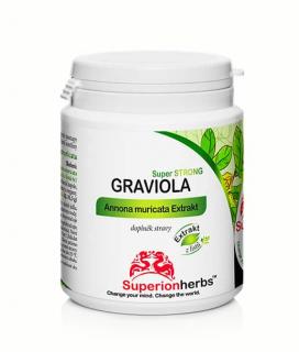 Superionherbs Graviola 100% čistý extrakt z listů 90 kapslí  Doplněk stravy