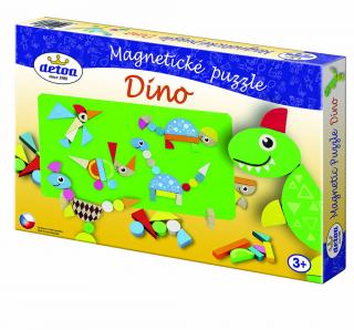 Magnetické puzzle - Dino
