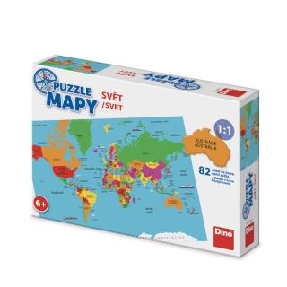 Puzzle mapy - Svět
