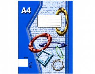 Sešit 460 čistý 60 listů A4