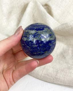 Lapis lazuli broušená koule Afganistan 5cm 229g