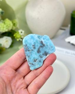 Larimar leštěný minerál Dominikánská r. 27g