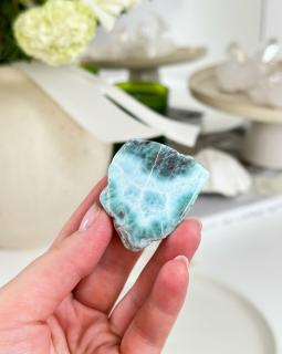 Larimar leštěný minerál Dominikánská r. 28g