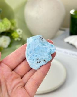 Larimar leštěný minerál Dominikánská r. 33g