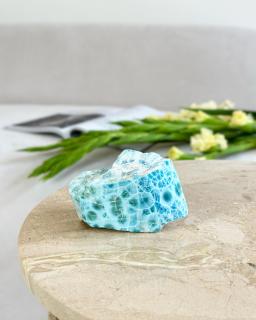 Larimar leštěný velký Dominikánská r. 455g