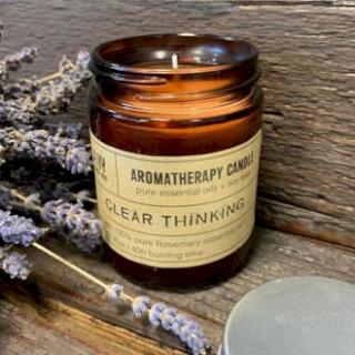 Aromaterapeutická sojová svíčka 200g Jasné myšlení