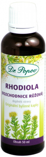 Bylinné kapky Rhodiola (Rozchodnice růžová), 50 ml