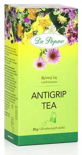 Bylinný porcovaný čaj ANTIGRIP s echinaceou 30g, (20 sáčků)