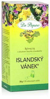 Bylinný porcovaný čaj ISLANDSKÝ VÁNEK - 30g (20 sáčků)
