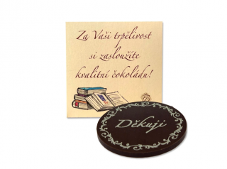 Čokoládové kolečko "Pro učitele" mléčná čokoláda, 18g