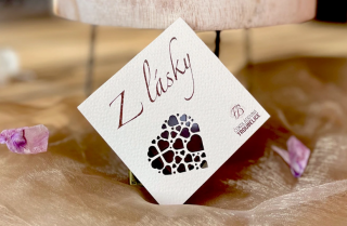 Čokoládové srdíčko "Z lásky", mléčná čokoláda, 18g