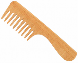 Förster´s vlasový hřeben z FSC certif. bukového dřeva - s řídkými zuby - s rukojetí 1ks