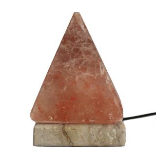 Himalájská Solná Lampa Pyramida s Podstavcem-9 cm- 0,8 kg
