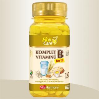 Komplet vitaminů B forte, 150 tbl.
