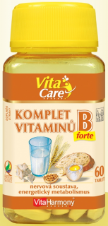 Komplet vitaminů B forte, 60 tbl.