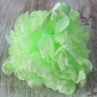 Koupelová houba s mašlí 1 ks Barva: Zelená