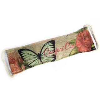 Levandulovo-Pšeničný Terapeutický Polštář - Motýl & Růže 1 ks