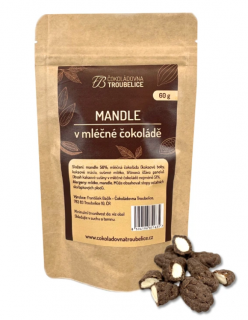 Mandle v mléčné čokoládě 60g