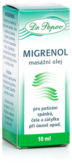 Masážní olej MIGRENOL - 10 ml