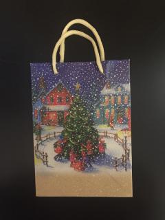 Vánoční dárková taška 13 x 18 cm Motiv: Motiv 1