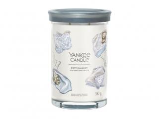 Vonná svíčka Yankee Candle Signature tumbler Soft Blanket 567 g