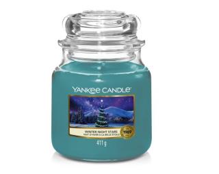 Vonná svíčka Yankee Candle Winter Nights Stars Classic střední  411 g