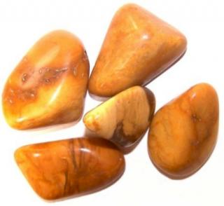 Vzácné kameny Jaspis žlutý 1ks