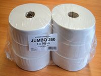 Papír toaletní Jumbo 260mm, 2 vrstvy, 6ks