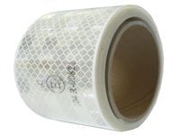 Reflexní páska - bílá, pevný podklad, 1 bm