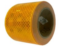 Reflexní páska - žlutá, pevný podklad, 1 bm