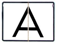Reflexní tabule "A" - sklopná