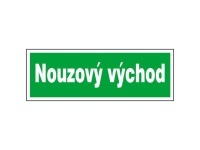 Tabulka - Nouzový východ 40 x 14 cm