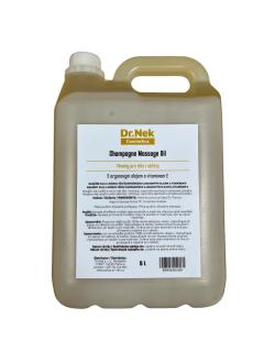 Dr.Nek Cosmetics masážní olej champagne 5l s arganovým olejem a vitamínem E
