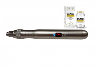 Dr.Nek Dermapen s UV LED světlem pro mezoterapii s platnými certifikáty pro použití v EU plus Dr.Nek Antiageing sérum ZDARMA Dr.Nek Dermapen s UV Led…