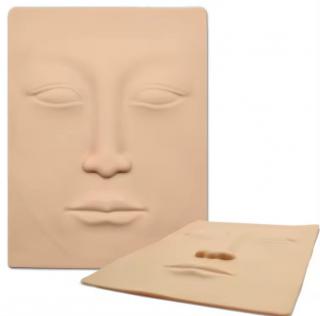 Dr.Nek trénovací kůže silikonová pro permanentní make up 3D obličej