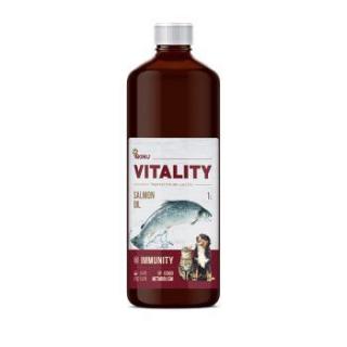 Akinu Vitality lososový olej, 1 l  + Dárek
