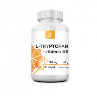 Allnature L-tryptofan + vitamín B6 200 mg, 60 kapslí