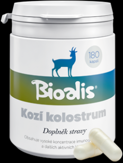 BIOALIS Tobolky s kozím kolostrem, 180 tobolek  + Dárek