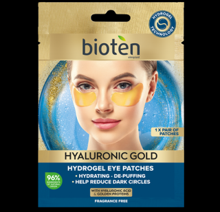 BIOTEN Hyaluronic GOLD Zlaté hydrogelové polštářky pod oči, 35g