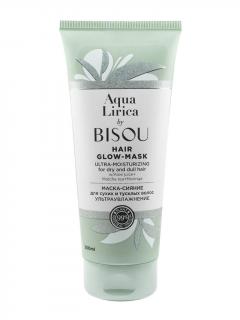 BISOU Hydratační zářivá maska - Aqua Lirica - ​​pro suché a unavené vlasy, 200 ml
