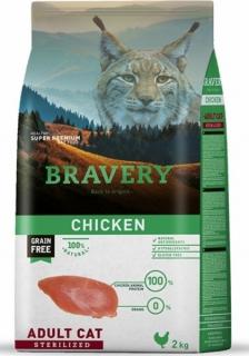 BRAVERY cat STERILIZED Grain Free chicken 2kg