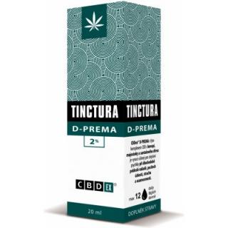 CBDex Tinctura D-PREMA 2%, 10ml