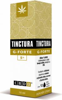 CBDex Tinctura G-FORTE 5%, 10ml