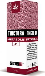 CBDex Tinctura METABOLIS 3%, 10ml