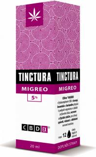 CBDex Tinctura MIGREO 5%, 20ml