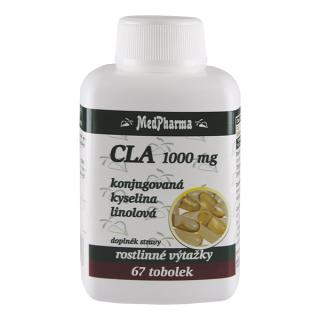 CLA 1000 mg - konjugovaná kyselina linolová, 67 tobolek